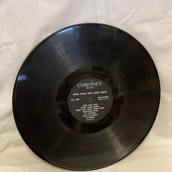 Louis Prima & Keely Smith Louis Prima Digs Keely Smith (Vinyl, 1960) Coronet CX - Picture 8 of 12
